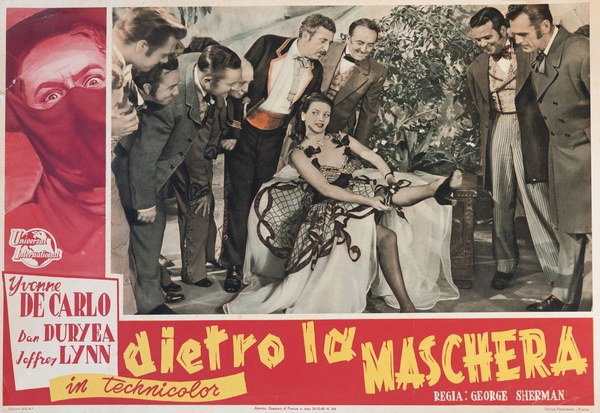 Fotobusta 3 per il film Dietro la maschera (1948)