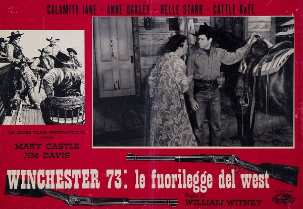 Fotobusta 3 per il film Winchester '73 - Le fuorilegge del West (1962)