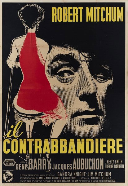 Manifesto 2 per il film Il contrabbandiere (1958)