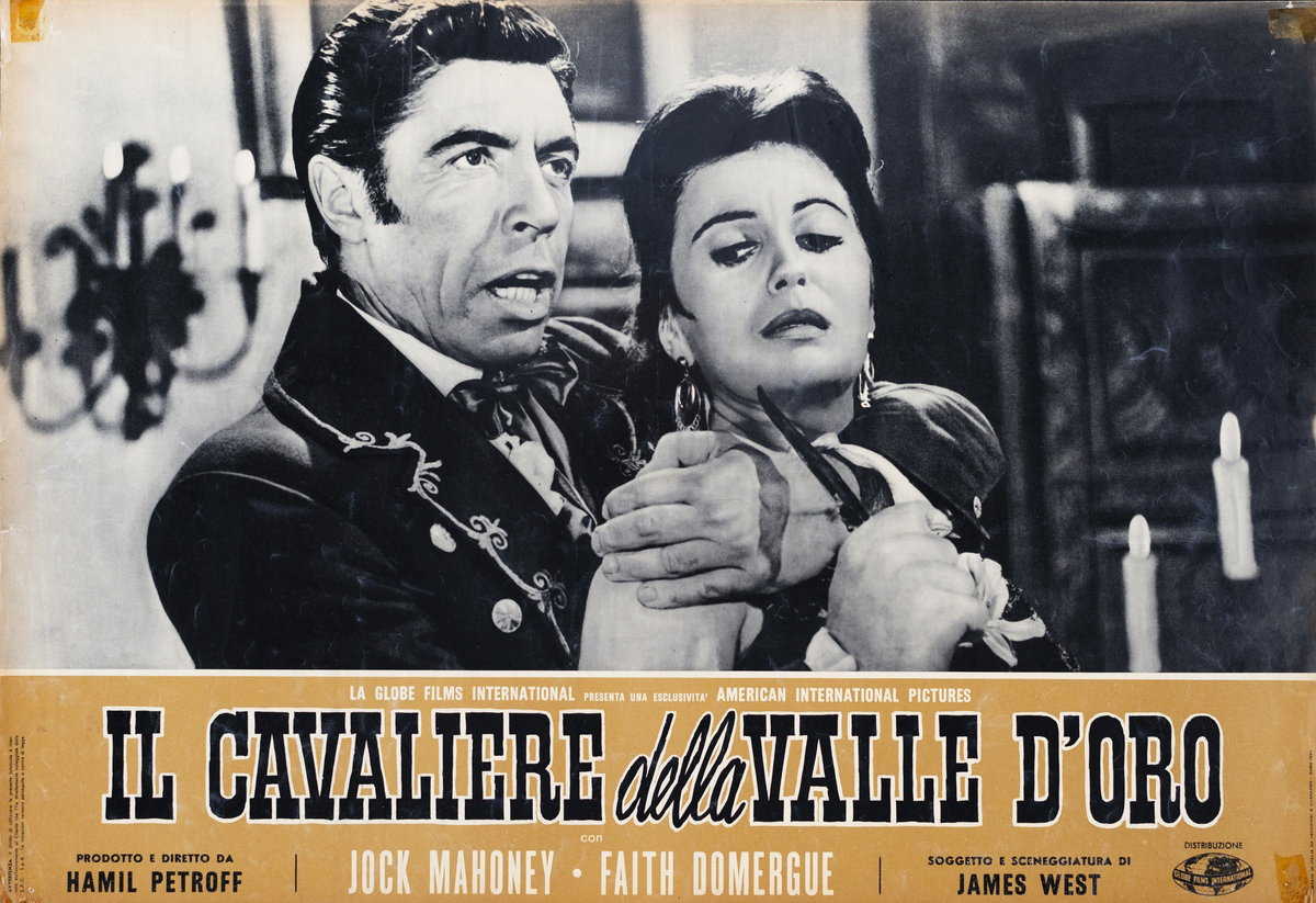 Manifesto 3 per il film Il cavaliere della valle d'oro (1963)