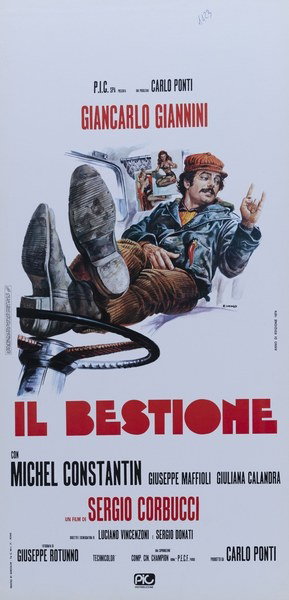 Locandina 2 for the film The Beast (1974), painted by Renato Casaro (Renè)