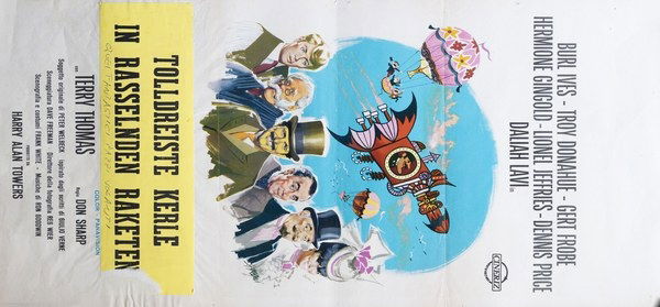 Jules Verne's Rocket to the Moon - Lobby Card 1