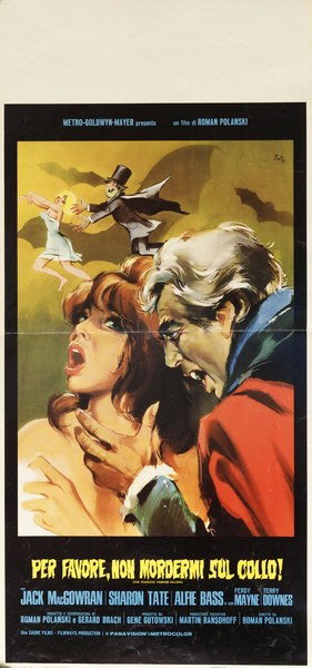 Locandina 2 for the film The Fearless Vampire Killers (1967), painted by Silvano Campeggi (Nano)