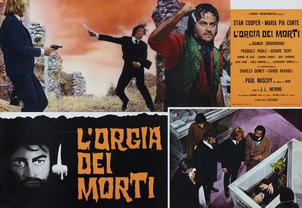 Fotobusta 8 per il film L'orgia dei morti (1973)