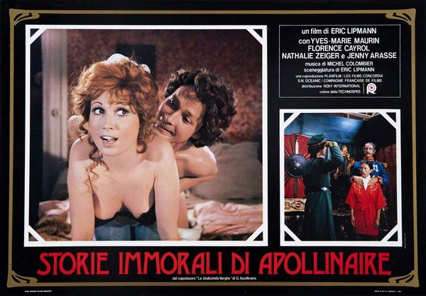 Lobby Card 9 for the film The 11,000 Sexes (1975), painted by Pierpaolo Scalera (visual)