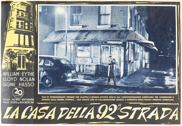 La casa della 92° strada - Fotobusta 1
