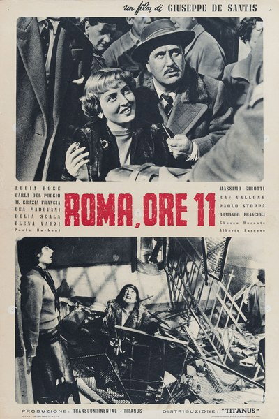 Fotobusta 3 per il film Roma, ore 11 (1952)