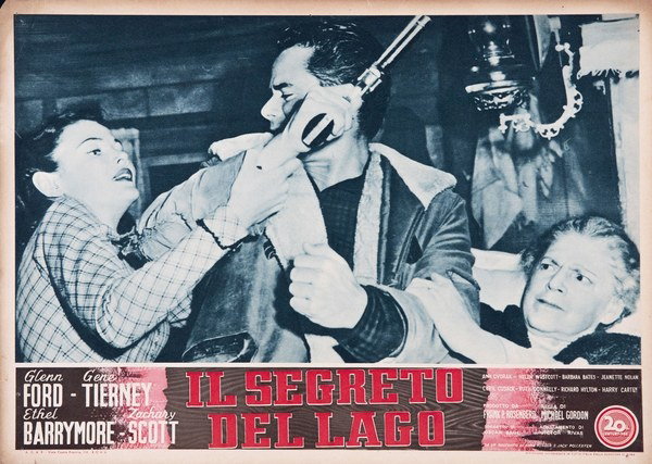 Fotobusta 6 per il film Il segreto del lago (1951)