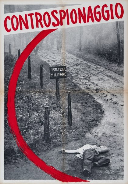 Manifesto 2 per il film Controspionaggio (1954)