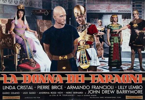 Fotobusta 10 per il film La donna dei faraoni (1960)