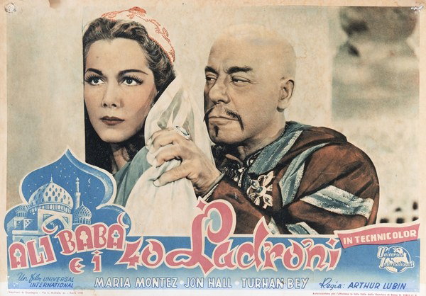 Fotobusta 2 per il film Ali Babà e i 40 ladroni (1944)