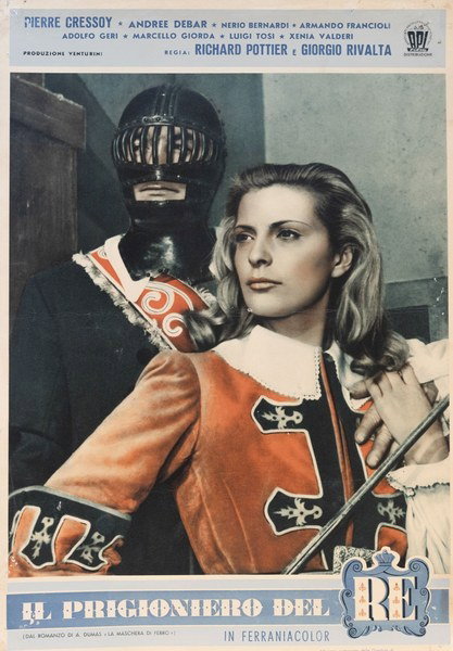 Lobby Card 2 for the film Le masque de fer (1954)