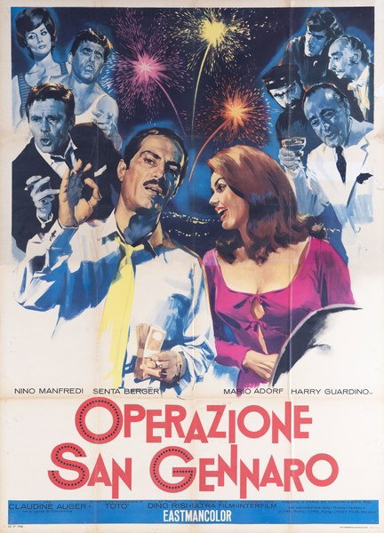 Poster 4 for the film The Treasure of San Gennaro (1966)