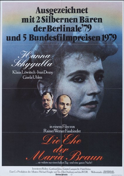 Il matrimonio di Maria Braun - Manifesto 1