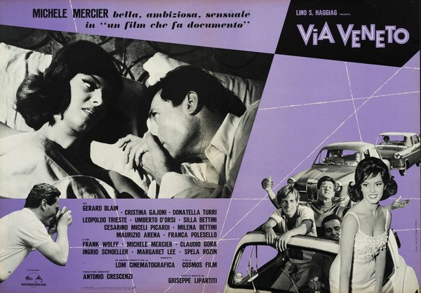 Fotobusta 2 per il film Via Veneto (1964)