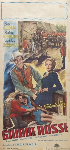 Locandina 2 per il film Giubbe rosse (1940)