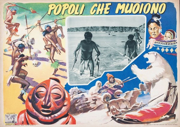 Fotobusta 4 per il film Popoli che muoiono (1955)