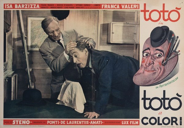 Lobby Card 2 for the film Totó in color (1952)
