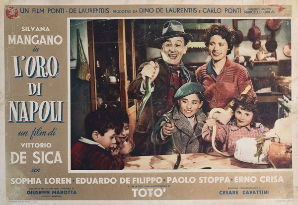 Lobby Card 2 for the film The Gold of Naples (1954)