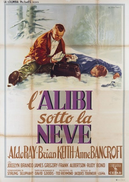 L'alibi sotto la neve - Manifesto 1