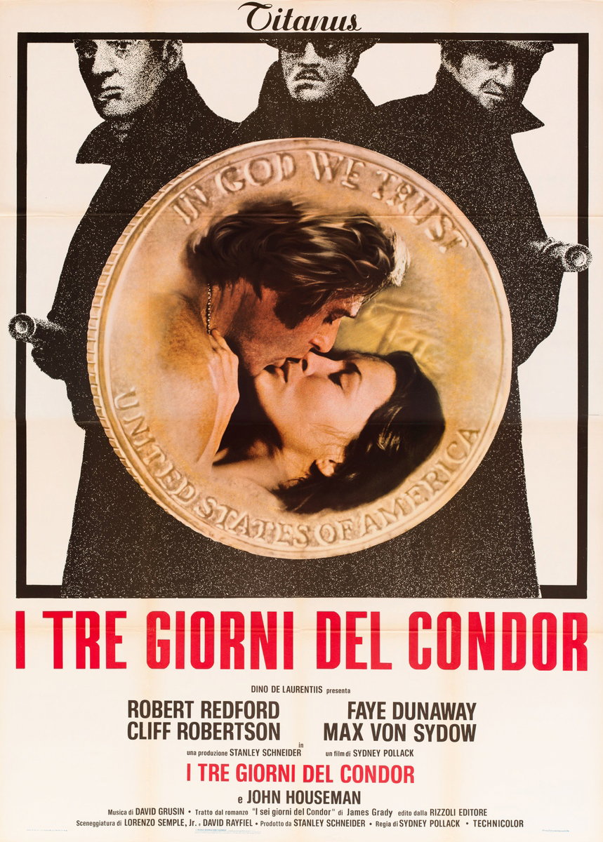 Poster 2 for the film Three Days of the Condor (1975)