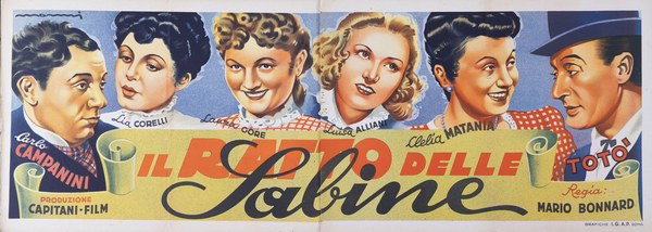 Il ratto delle Sabine - Manifesto 1