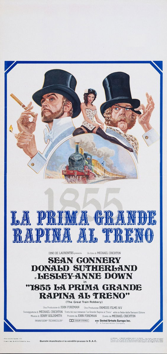 1855 - La prima grande rapina al treno - Locandina 1