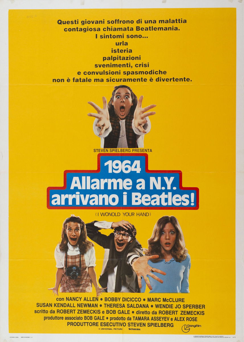 1964: allarme a New York, arrivano i Beatles (Dammi la mano) - Manifesto 1