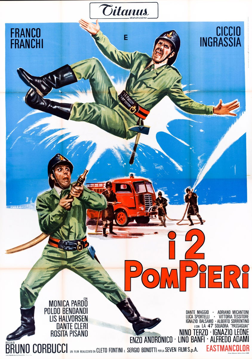 I 2 pompieri - Manifesto 1