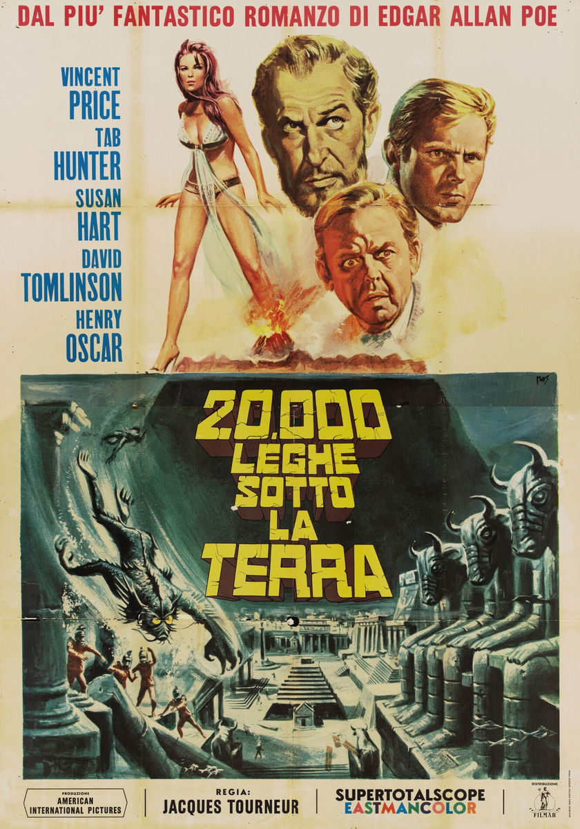 20.000 leghe sotto la Terra - Manifesto 1