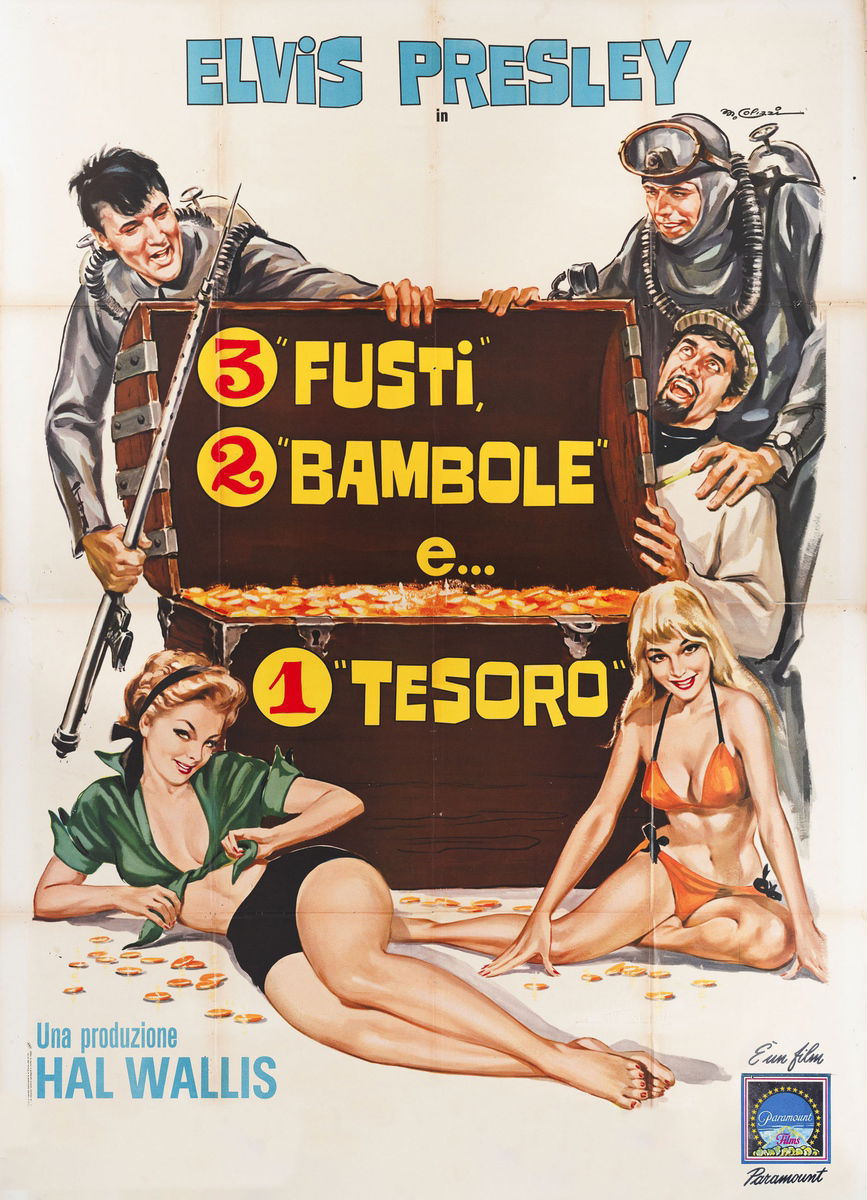 3 fusti, 2 bambole e... 1 tesoro - Manifesto 1