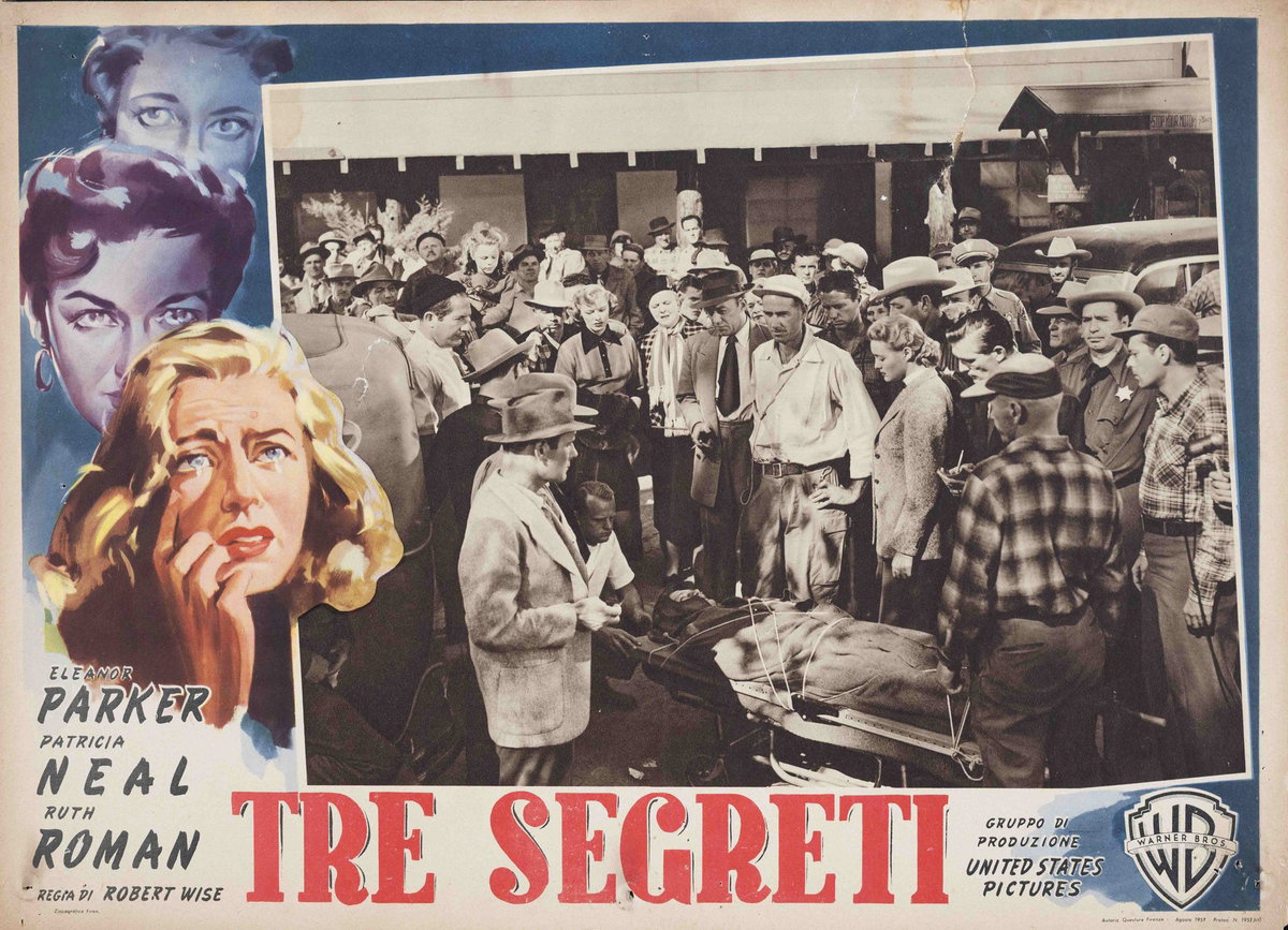 Lobby Card 3 for the film Three Secrets (1950)