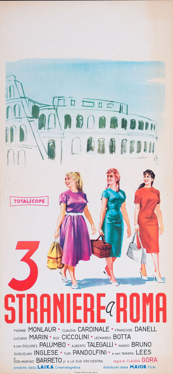 3 straniere a Roma - Locandina 1