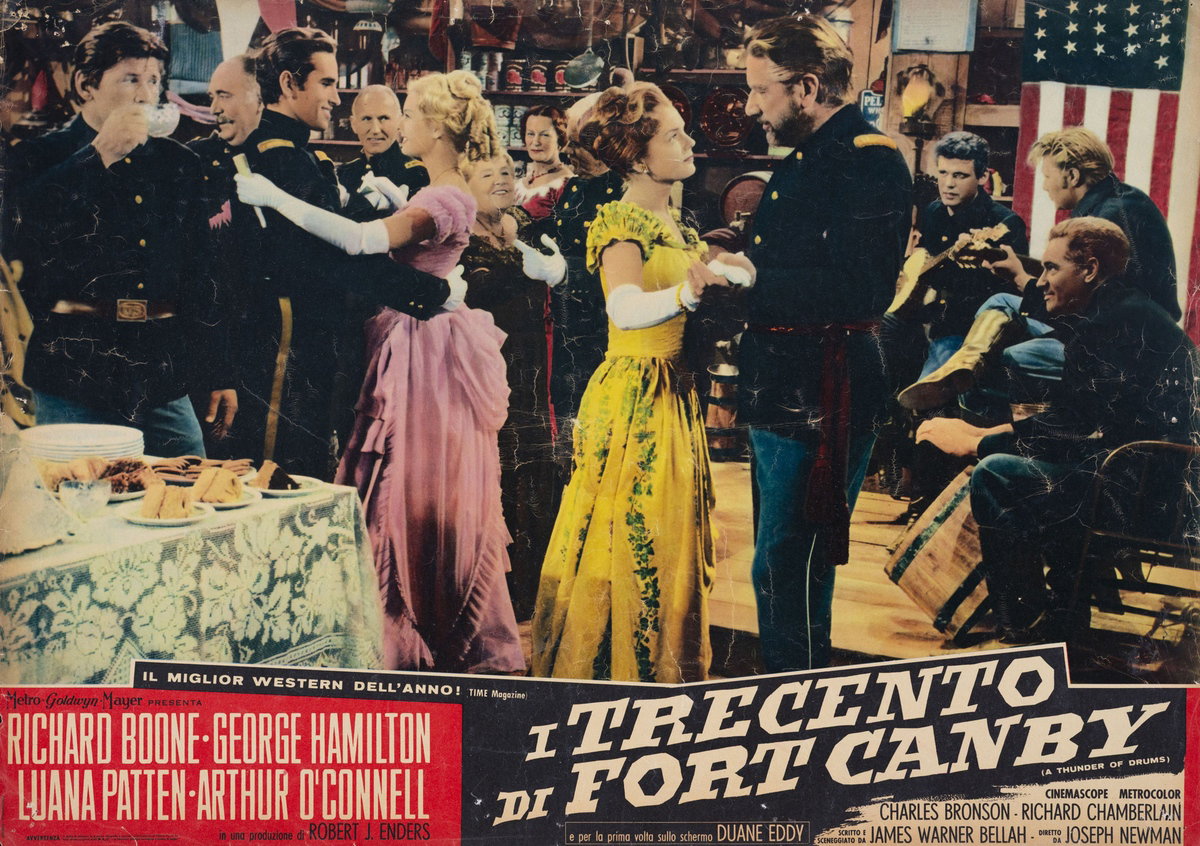 Fotobusta 2 per il film I trecento di Fort Canby (1961)