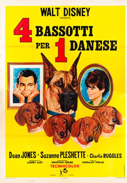 4 bassotti per 1 danese