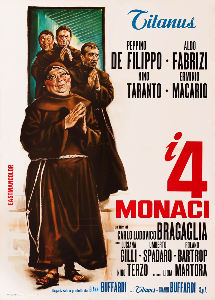 I 4 monaci - Manifesto 1