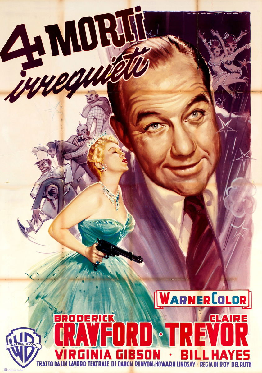 4 morti irrequieti - Manifesto 1