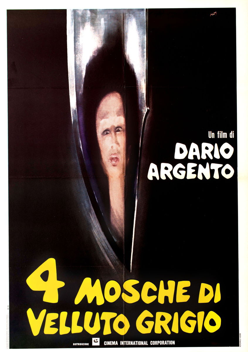 4 mosche di velluto grigio - Manifesto 1