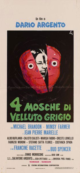 4 mosche di velluto grigio