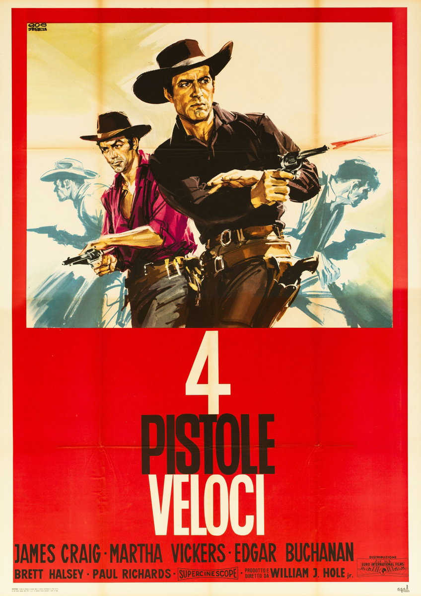 Four Fast Guns - Poster 2