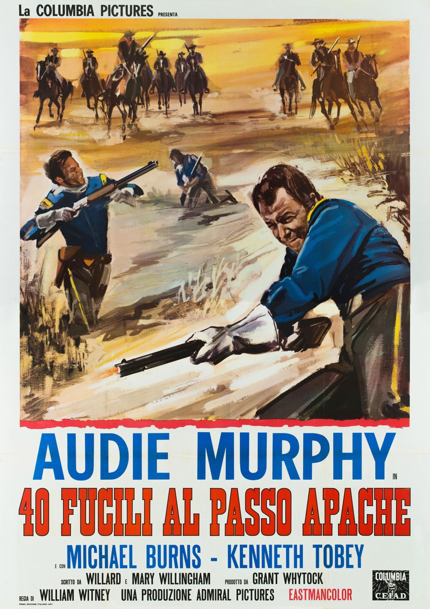 40 fucili al Passo Apache - Manifesto 1