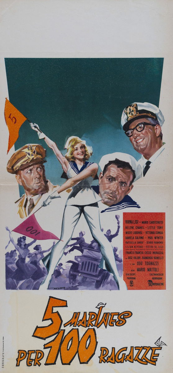 5 marines per 100 ragazze - Locandina 1