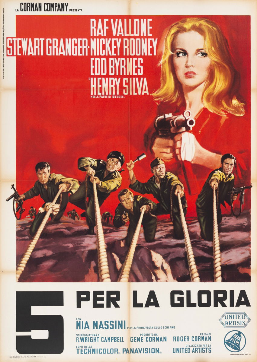 Cinque per la gloria - Manifesto 1