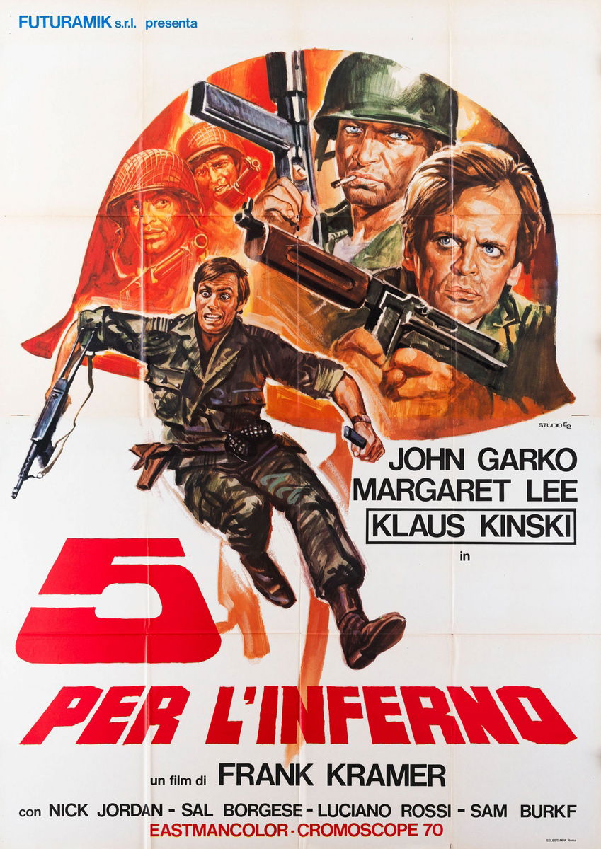 5 per l'inferno - Manifesto 1