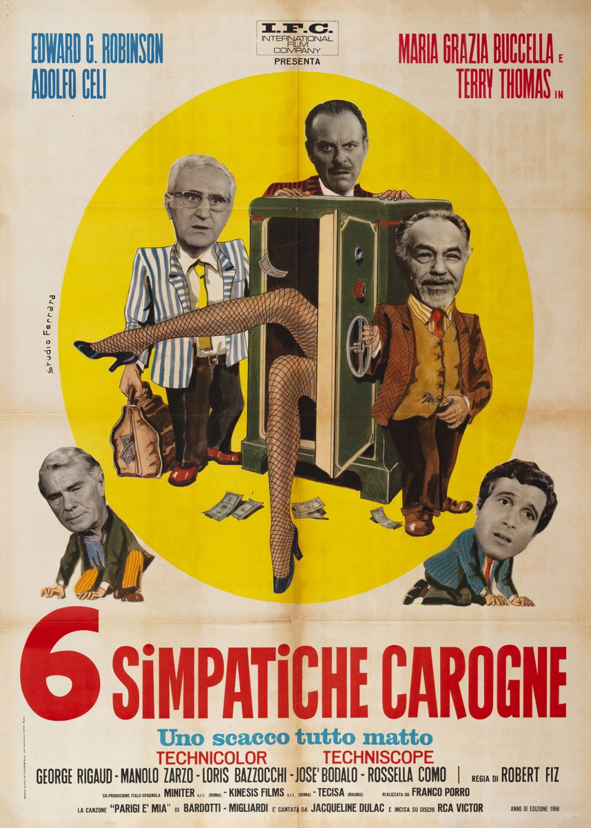 6 simpatiche carogne - Manifesto 1