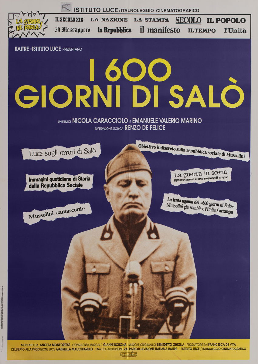 I 600 giorni di Salò - Manifesto 1