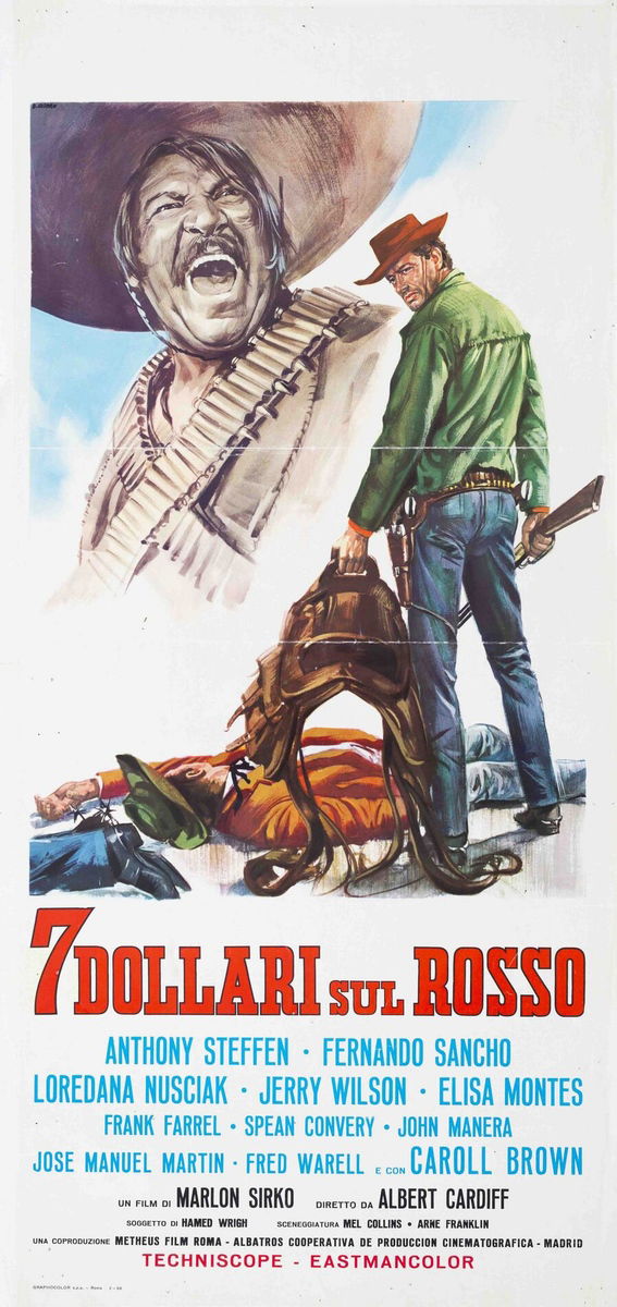 7 dollari sul rosso - Lobby Card 1