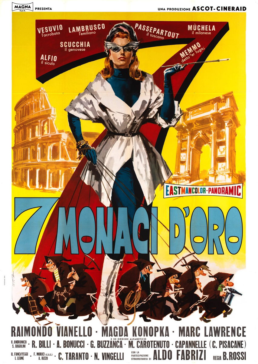 7 monaci d'oro - Manifesto 1