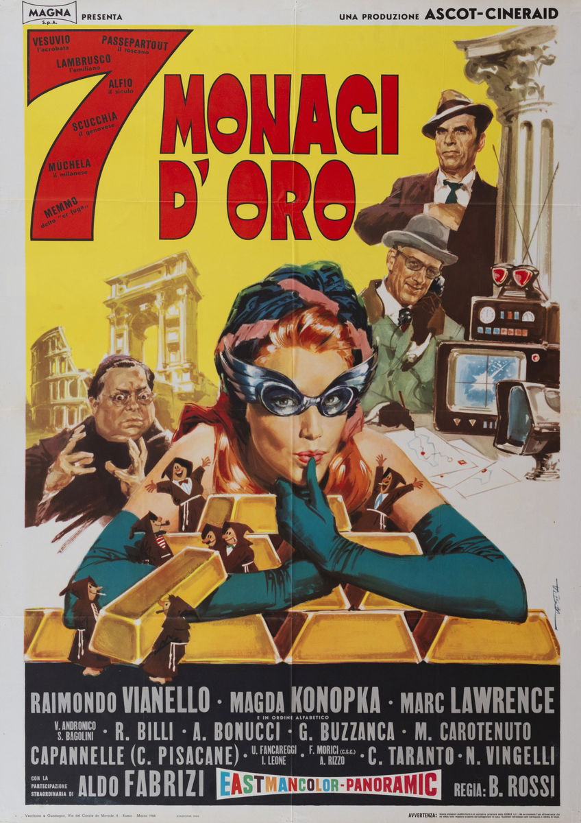 7 monaci d'oro - Manifesto 2