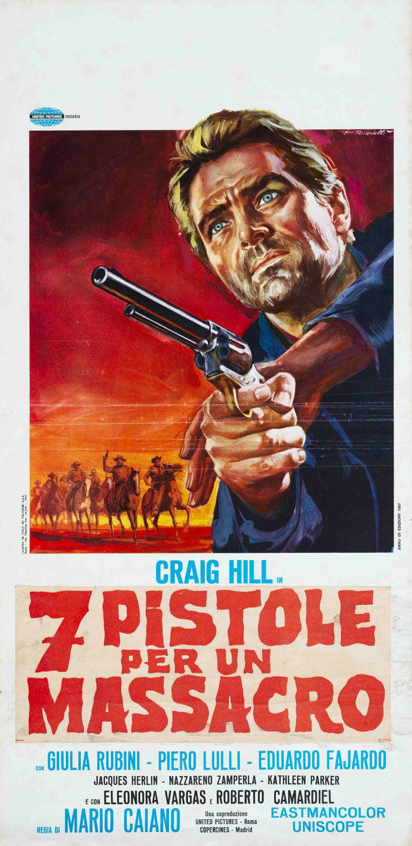 7 pistole per un massacro - Locandina 1